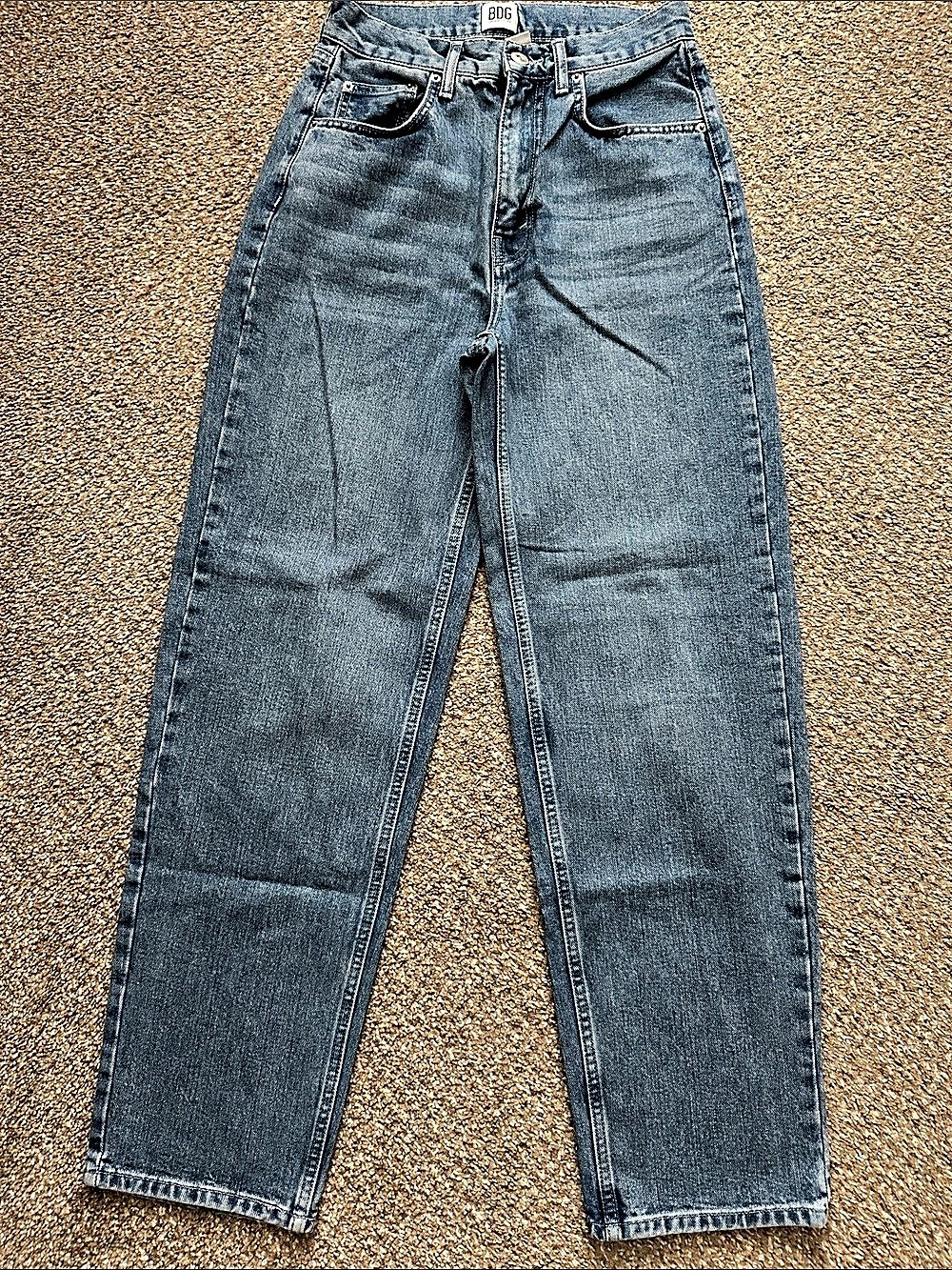 BDG High-Rise Baggy Jean Blue Waist 27